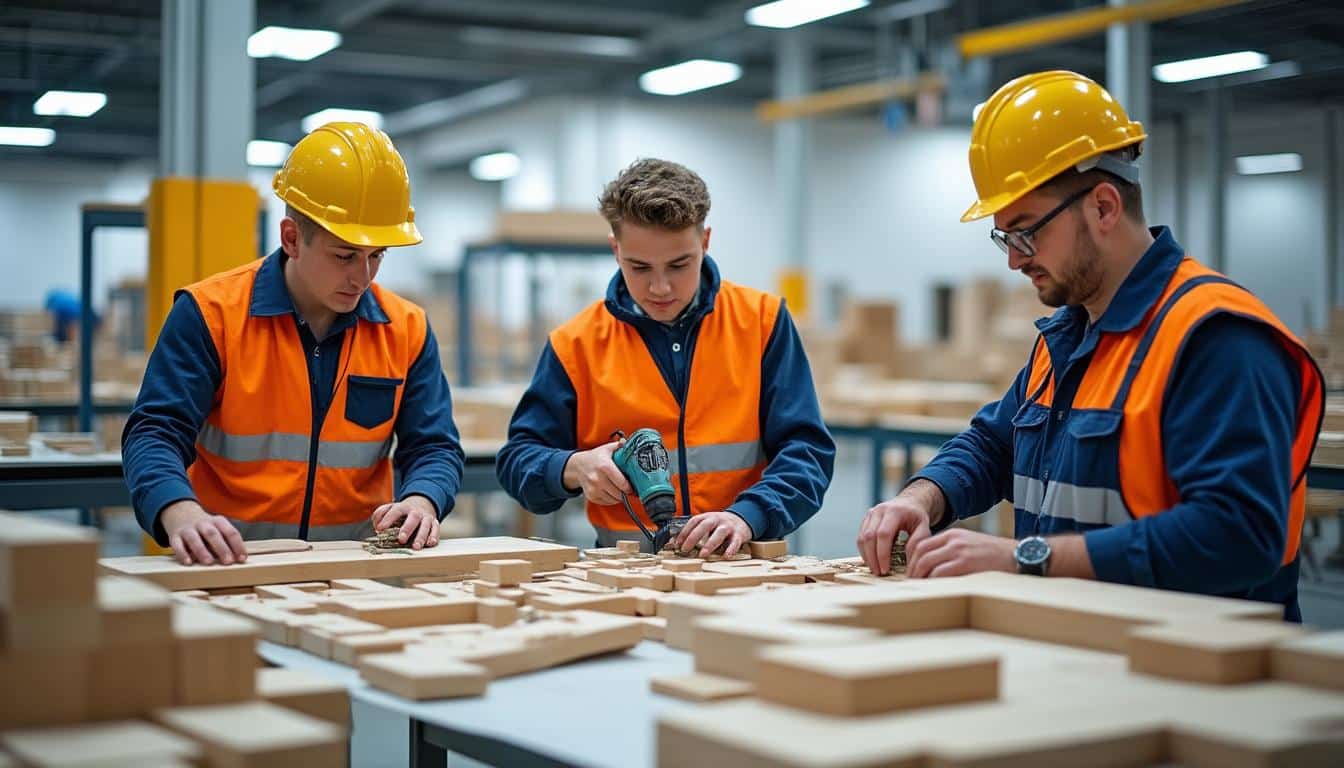 Illustration: Les formations proposées au BTP CFA de Brétigny-sur-Orge : diversité et spécialisation