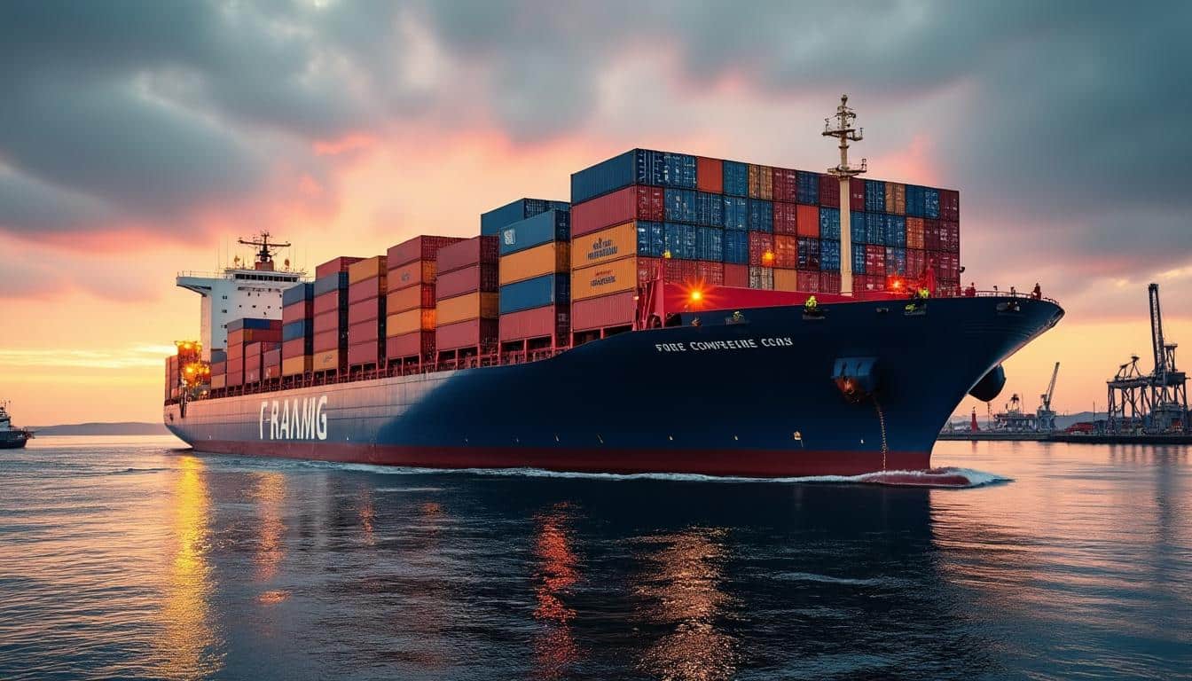 Illustration: Comprendre les critères qui définissent le plus grand porte-conteneur et son évolution