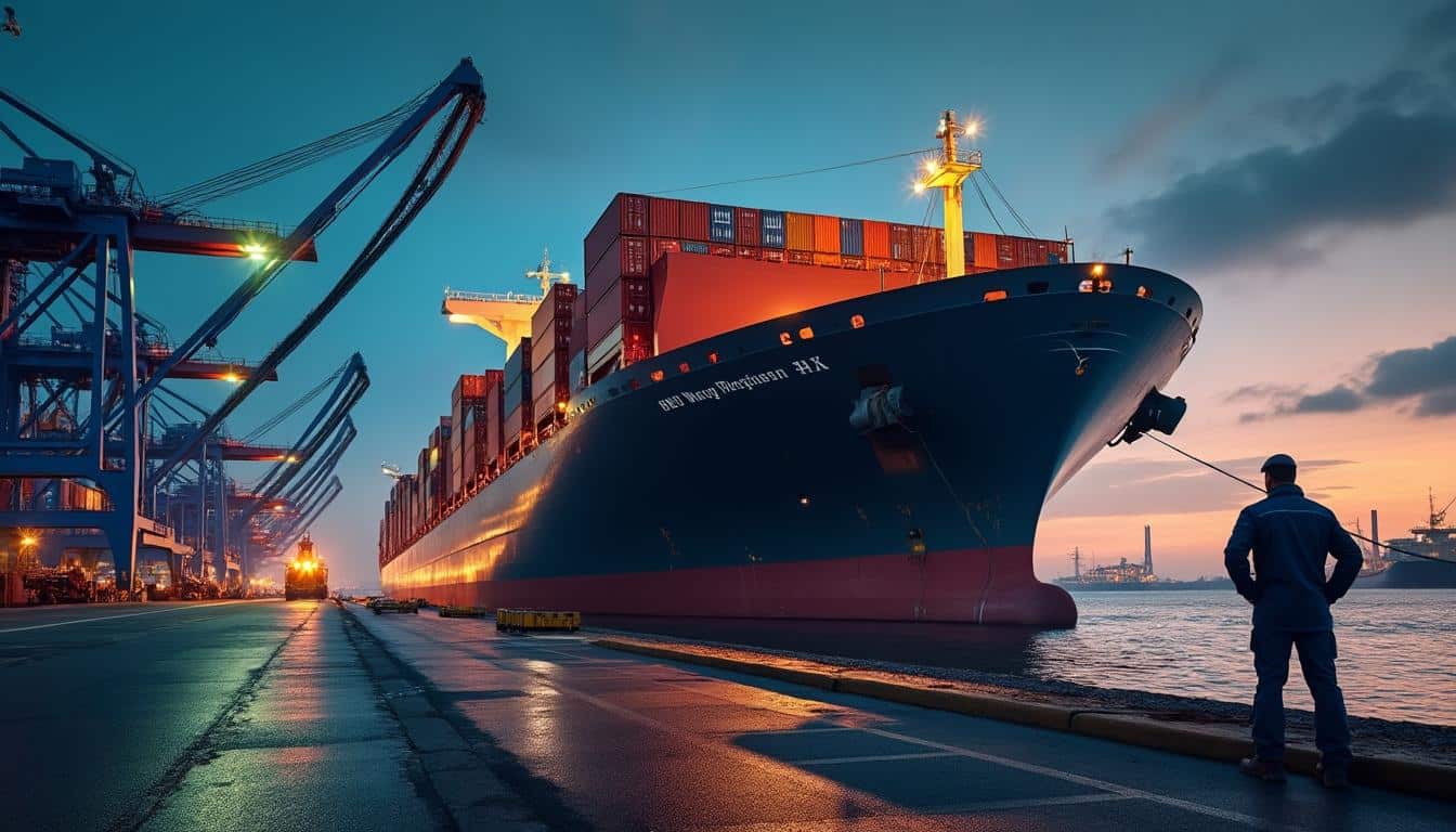 Illustration: Explorer les innovations, enjeux et classements des plus grands porte-conteneurs aujourd’hui