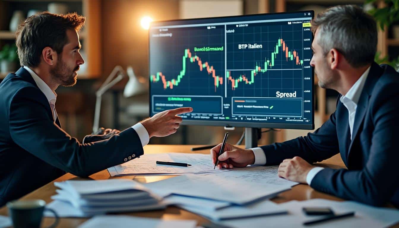 Illustration: Comprendre ce que représente le différentiel entre le Bund allemand et le BTP italien