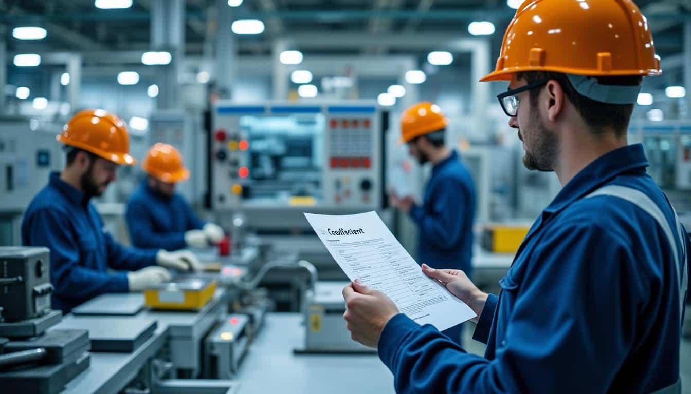 Illustration: Comprendre le rôle du coefficient dans la classification des emplois en plasturgie