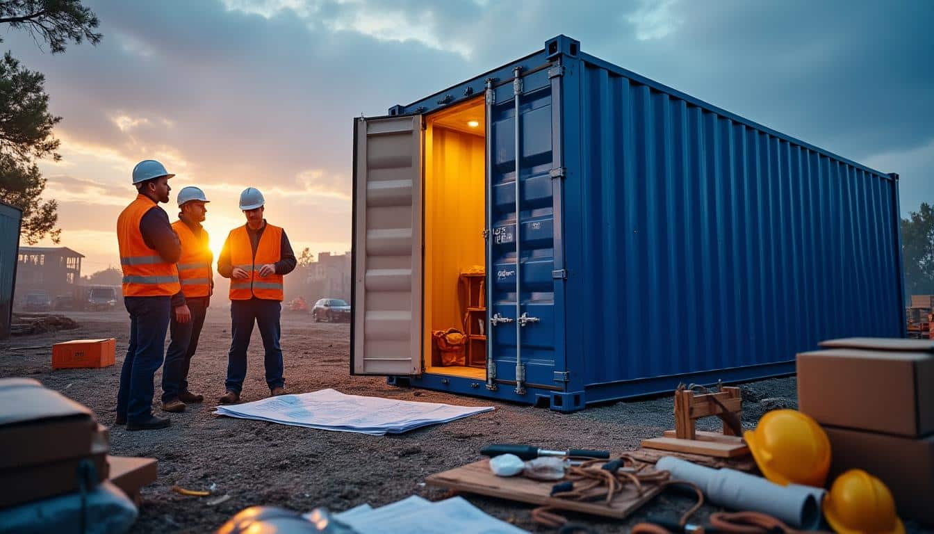 Illustration: Comprendre l’utilité d’un container pour les besoins du chantier