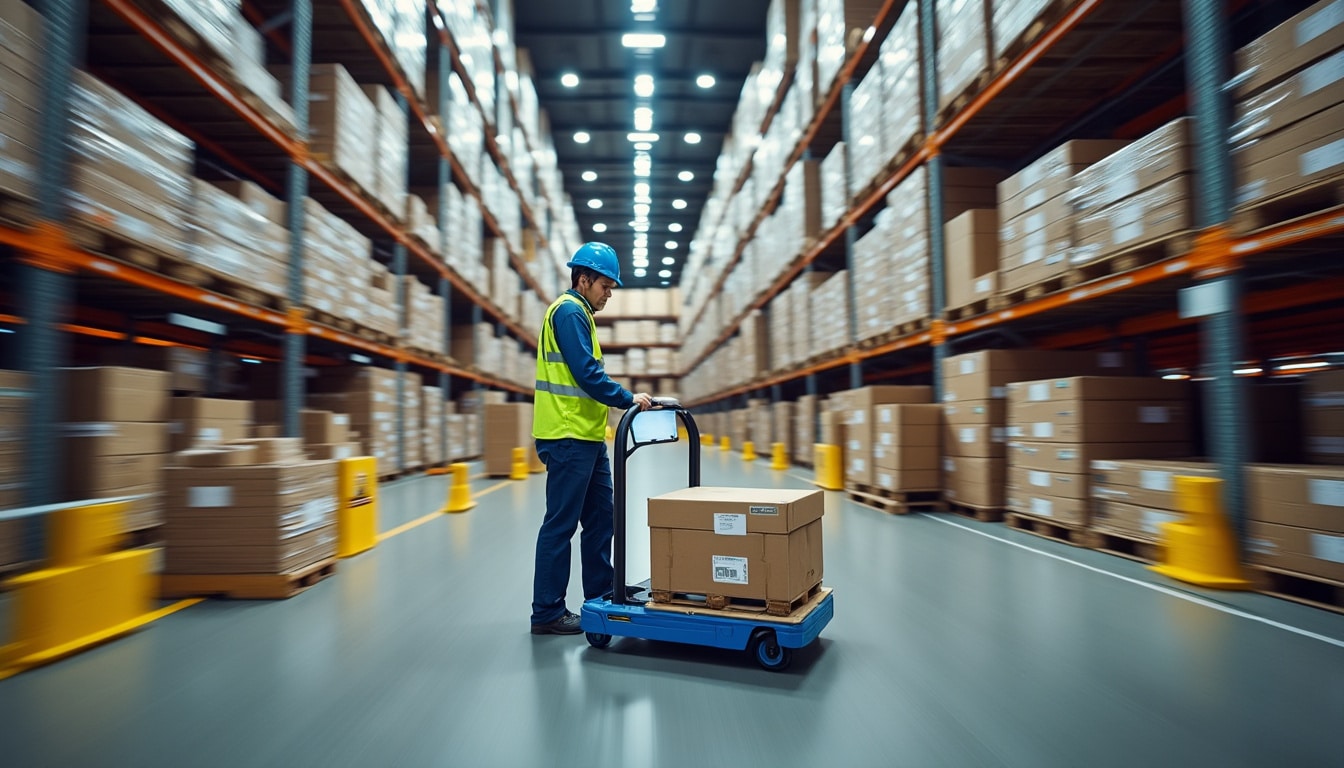Plateforme logistique du groupe Auchan : efficacité et innovations clés