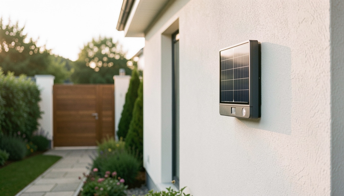 Alarme solaire extérieure : sécurité autonome et fiable